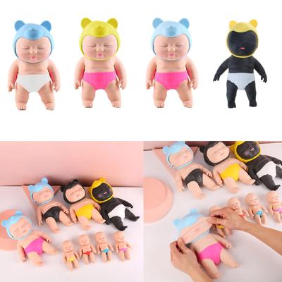 Squeeze Fidgets Spielzeug TPR Dehnbares Spielzeug Puppe Weiches Stressabbau Spielzeug Partygeschenk Druckabbau Spielzeug Büro Kinder Geschenk