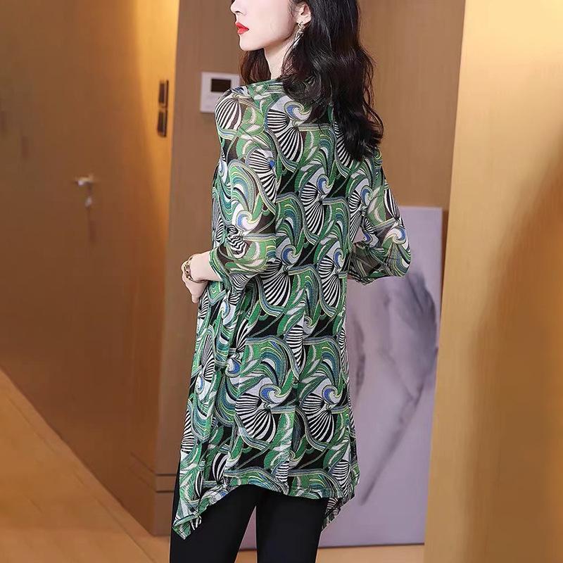 Summer Fashion New Mid To Long Outdoor Sunscreen Clothes Women's Shawl Cardigan