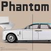 1/22 Rolls Royce Phantom Alloy Luxy Car Model Diecasts & Toy Vehicles Metal Car Model Simulation Sound and Light Childrens Gifts