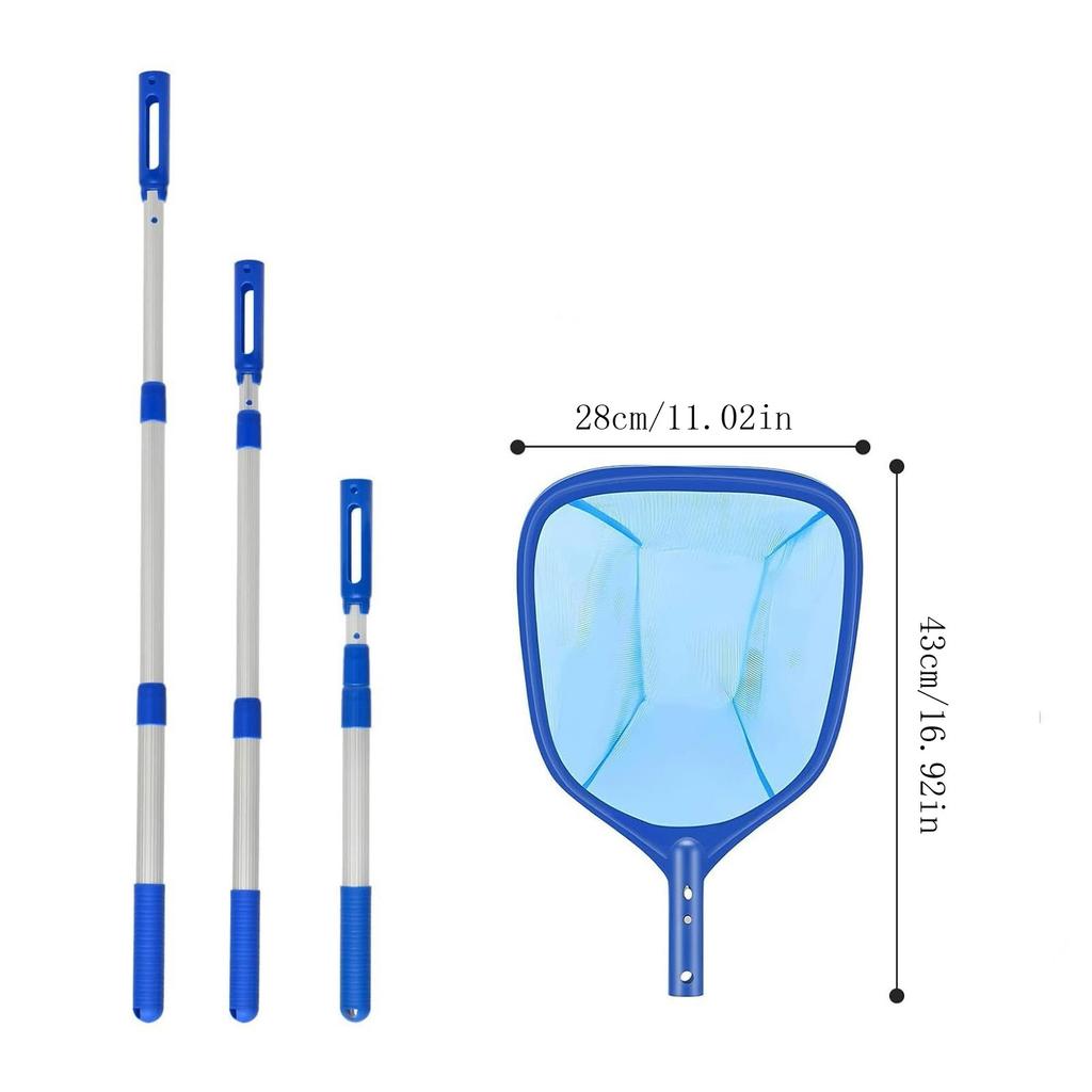 Pool Cleaners Telescopic Pool Poles Adjustable Leaf Collectors Rakes Pool Skimmers Pool Accessories Pool Cleaning Accessories