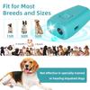 Mini Dog Repellent Portable Ultrasonic Dog Repeller with LED Flashlight USB Rechargeable Anti Barking Device Ultrasonic Deterren
