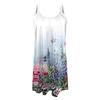 Summer Beach Dresses For Women Printed Strapless Camisole Sleeveless Sling Dress
