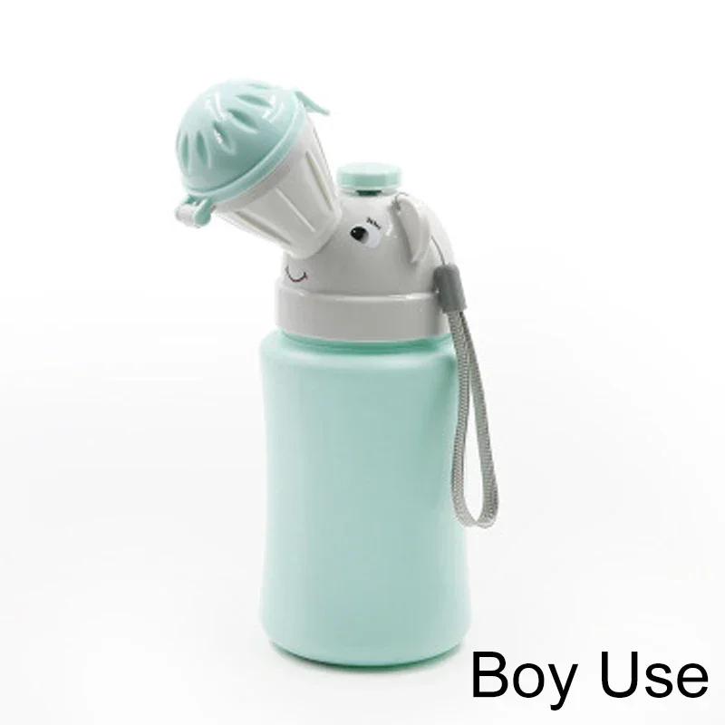 Portable Baby Travel Potty Hygienic Leak Proof Urinal Emergency Toilet for Car Toddler Pee Training Cup Bottle for Kids Boy Girl