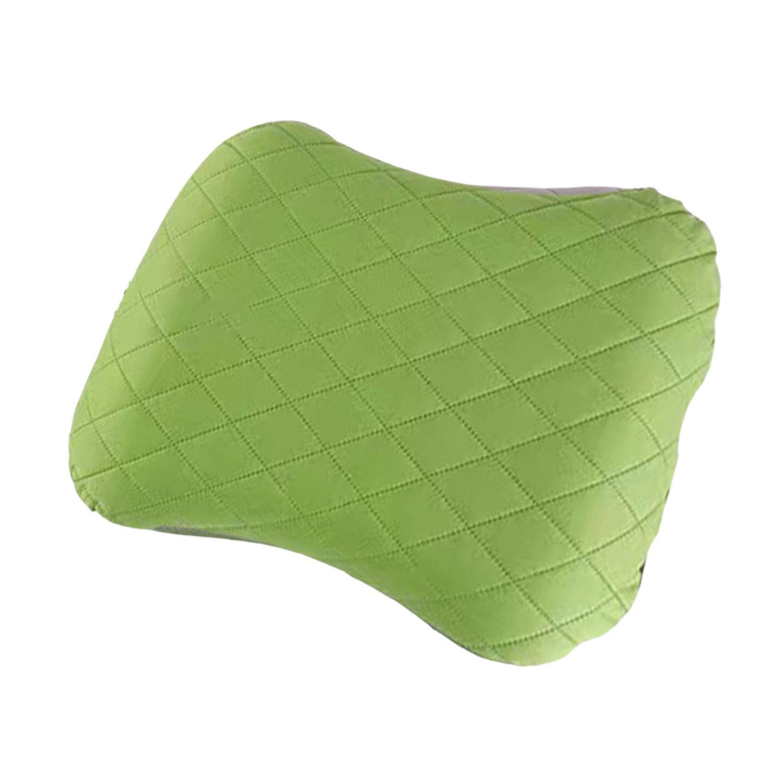 Travel Pillow Pillow Camping Pillow for Camping Napping Backpacking зелёный