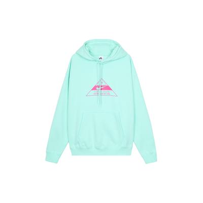 Nike Logo-Print Kordelzug-Hoodie Unisex Oberteile Mintgrün DR1039-379