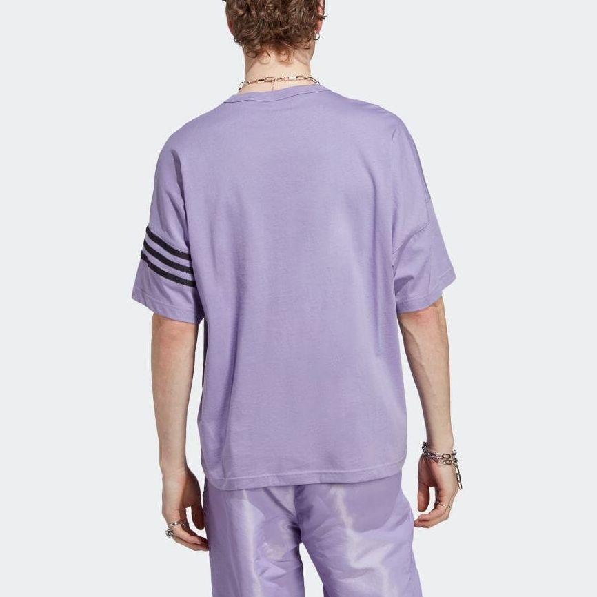 Adidas Originals Adicolor Neuclassics Solid Crew Neck Short Sleeve T-Shirt Men Tops Lilac-Purple HR3291