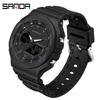 SANDA 6016 Watches Military Waterproof Date Electronic Watch Boy Girl Relogio Masculino Outdoor Sports Watches Men LED Digita