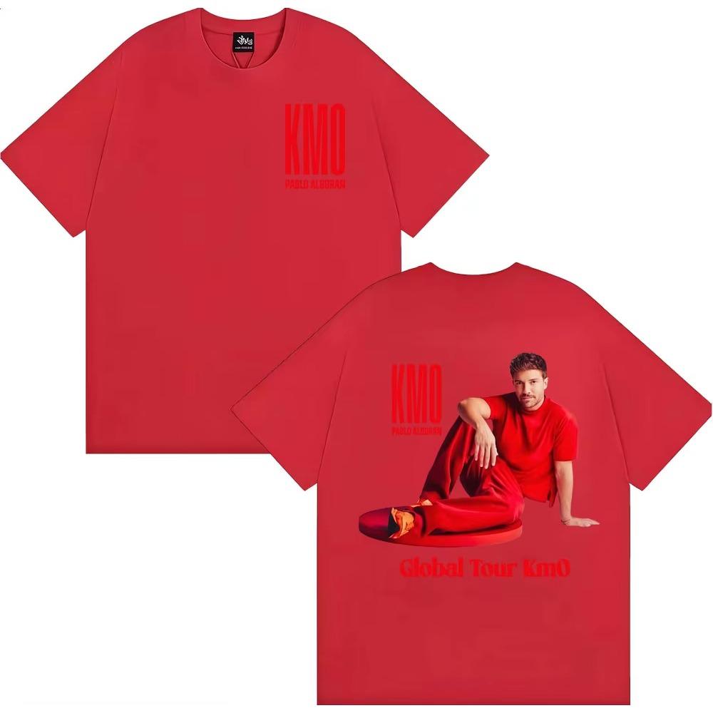 Pablo Alborn Global Tour Kmo Graphic T Shirt Unisexs Clothing Fashion Classic Oversized Tshirt Cotton Short Sleeve Tshirts