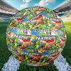 Custom Name Personalized Plants vs. Zombies Print Size 5 Soccer Ball Training & Match Football, for Team, Kicking, Gift for Football Enthusiasts