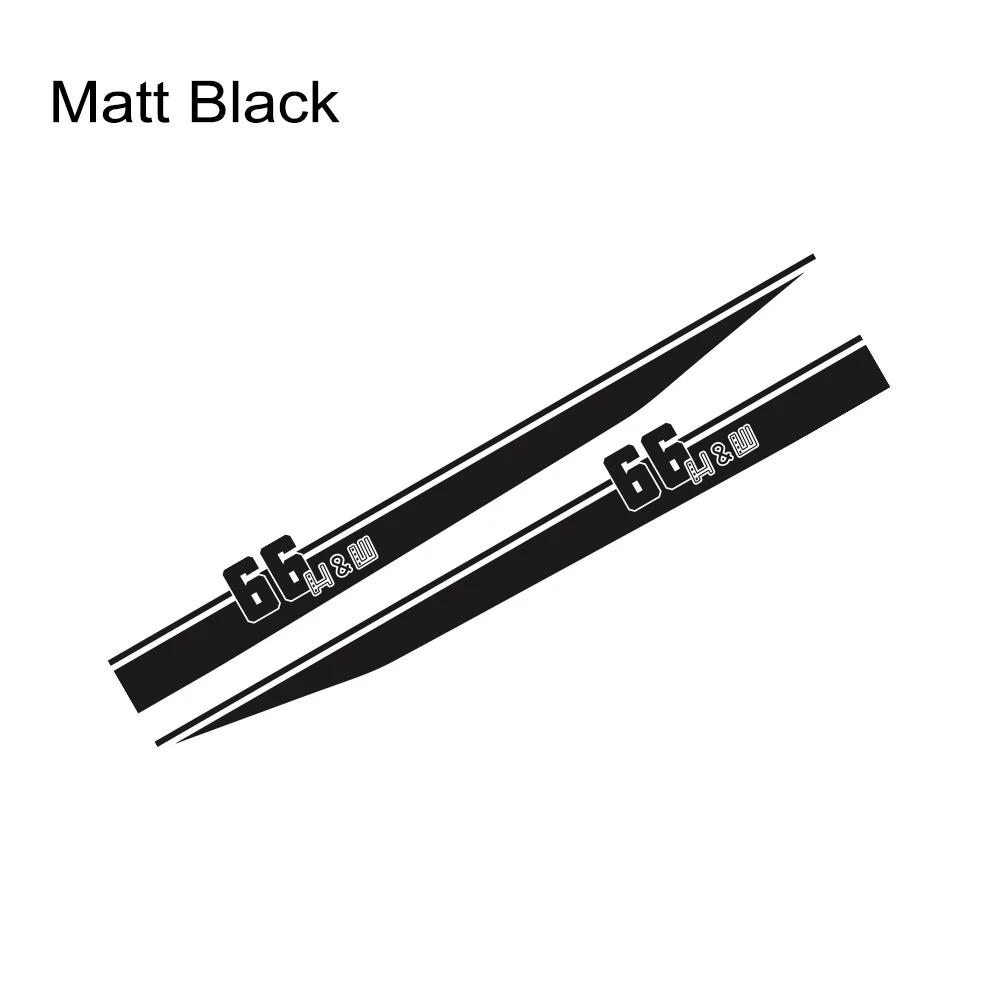 2PCS Car Side Door Creative Sticker Vinyl Waterproof Decor Decals For Mercedes Benz Smart Fortwo W453 W451 Racing Accessories