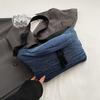 Denim Small Satchel Chest Bag Kvinne Campus Style Crossbody Bag