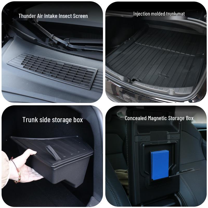 TPE Floor Mats for Tesla Model Y3 Interior - Complete Set for New Car Modification