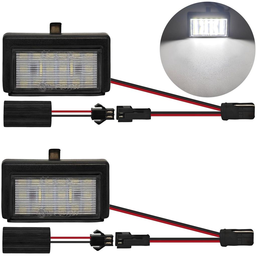 2 szt lampki rejestracji LED kompatybilne z Mercedes ML, GL, Smart Roadster Off-Road