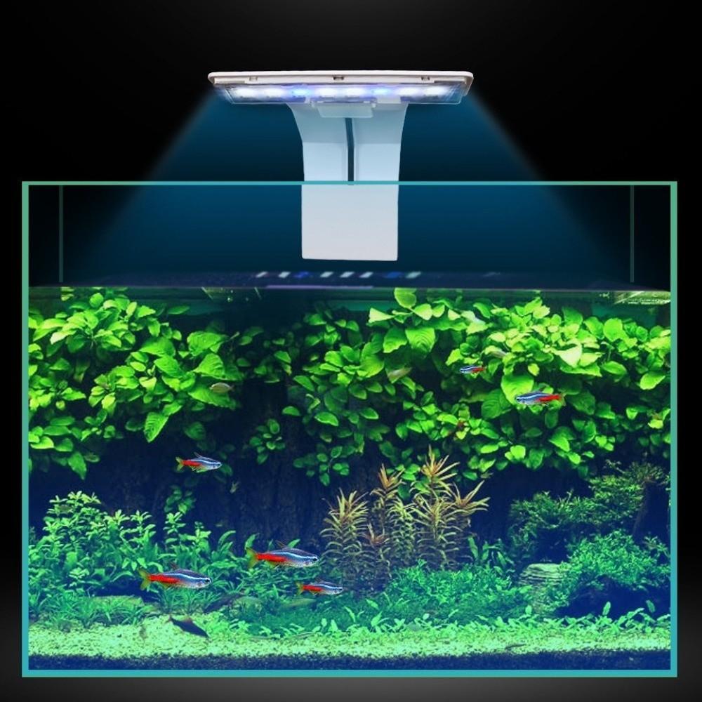 Waterproof Aquarium LED Light Super Slim Aquatic Plant Light Landscaping Lamps  Aquarium Use