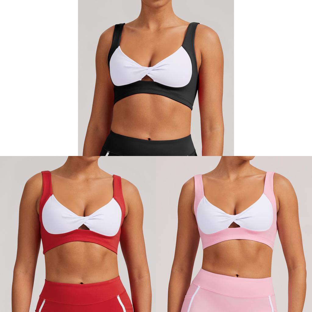 Youth Women Sports Bra With Seamless Design For Running And Yoga Fitness