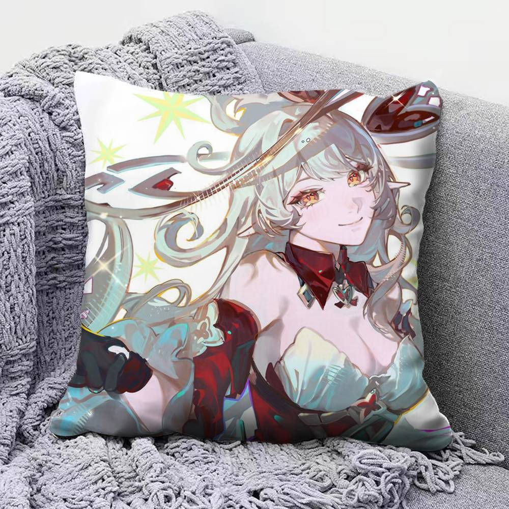 Genshin Impact Alice Pillow Covers Home Sofa Cushion Covers and Aecorative Custom