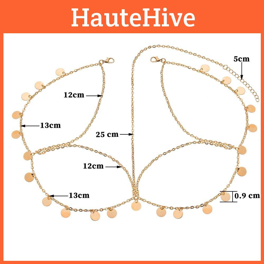 Gold Headpiece Fashionable With Rotundity Shape And Tassel For Events Women