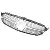 19-23 Mercedes C-Class W205 Front Grille with Camera Hole for Star Emblem