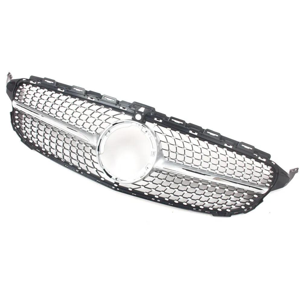 19-23 Mercedes C-Class W205 Front Grille with Camera Hole for Star Emblem