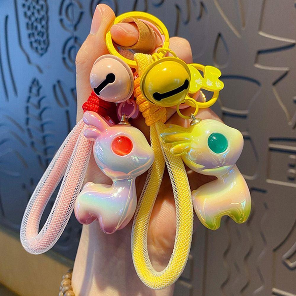 

Sika Deer Doll Car Keyring Cartoon Bag Pendant Fashion Elk Animal Key Chain Small Gift синий