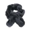 Elkate Women's Muffler Neck Warmer Fall/Winter Rex Petite Rabbit Fur Scarf LDR010