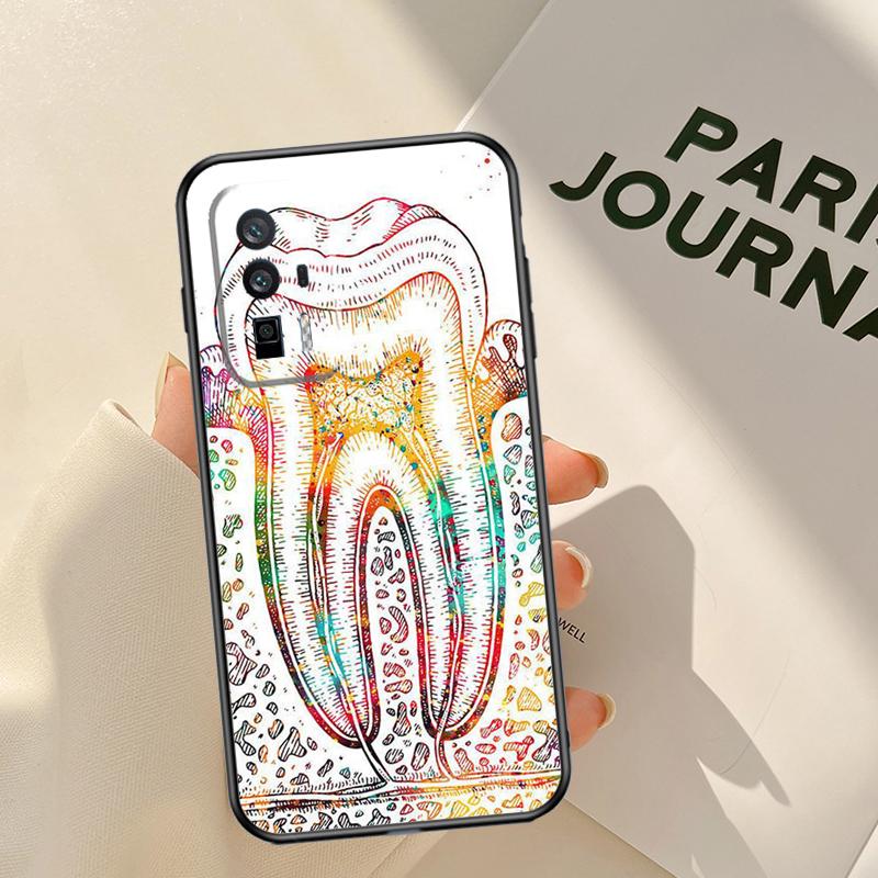 

Чехол с рисунком зубов для стоматолога для Xiaomi 14 15 Ultra 13T 14T 15T 17 Pro Max POCO X7 X5 X6 Pro F5 F6 F7 F8 Pro Чехол Xiaomi 17
