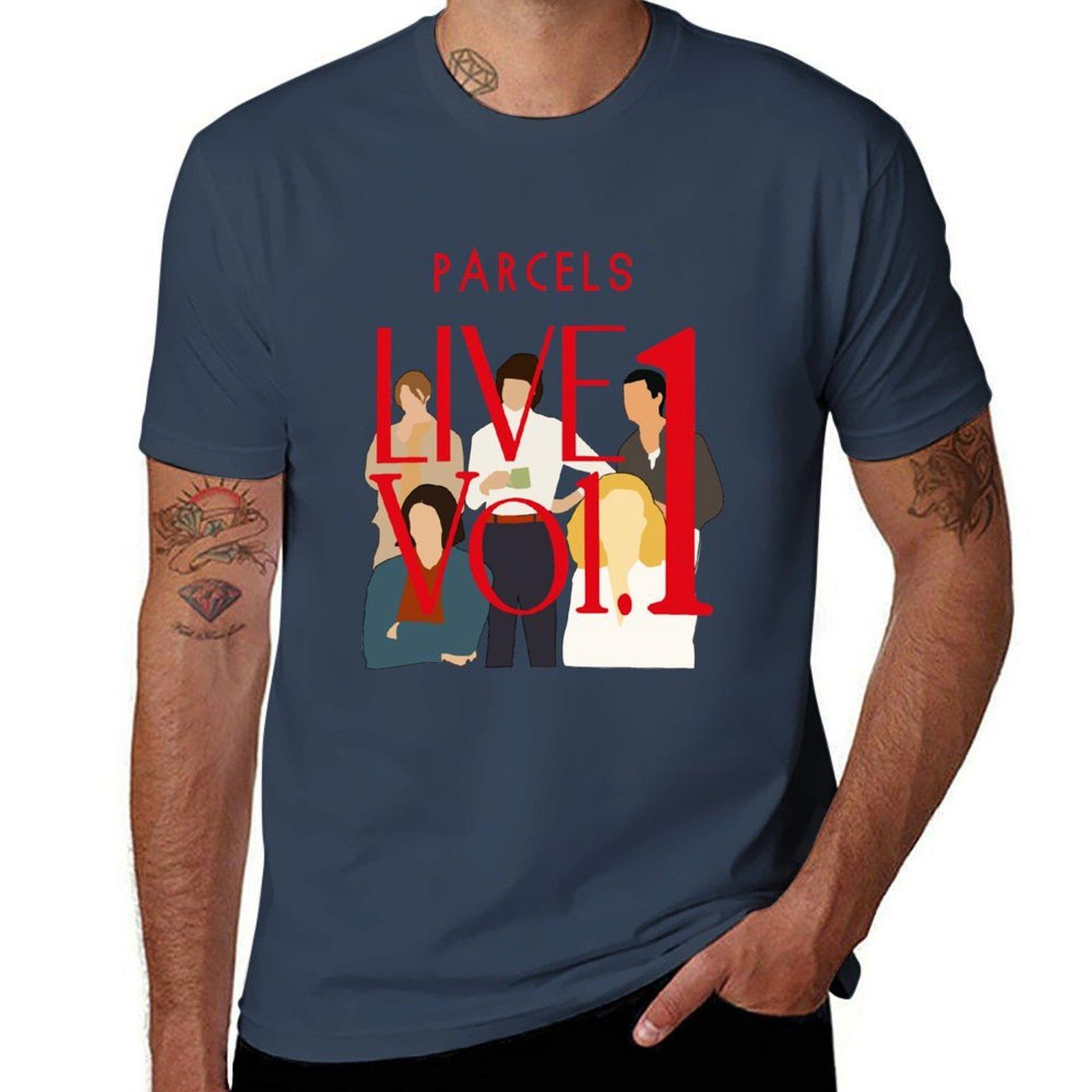 Parcels Live Vol 1 Classic Tshirt Casual Fashion Short Sleeve Cotton Tshirt S