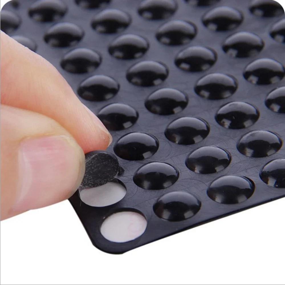 100-1000pcs Mini Adhesive Buffer Pads Non-Slip Clear Dots Cabinet Silicone Door Stopper Wall Protector Reduce Noise Tiny Bumpons