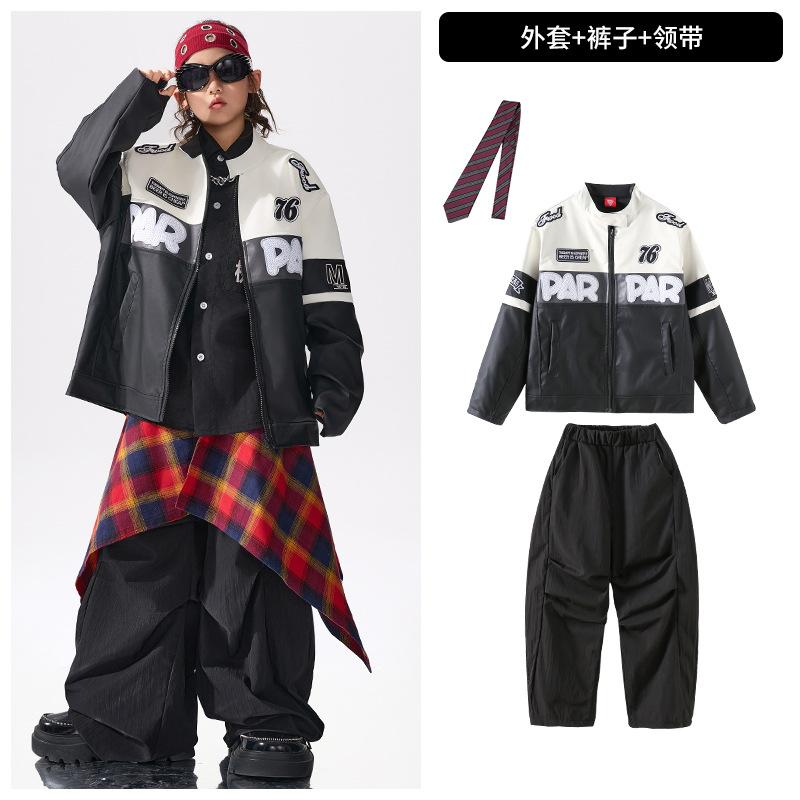 Kinder Street Dance Trendige Kleidung Jungen Hip-Hop Stil Hiphop Performance Kleidung Mädchen Fried Street Cooles Hübsches Anzug Kinder Schlagzeug