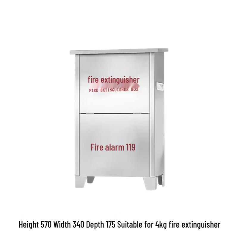 Junsong 304 Stainless Steel Fire Extinguisher Cabinet