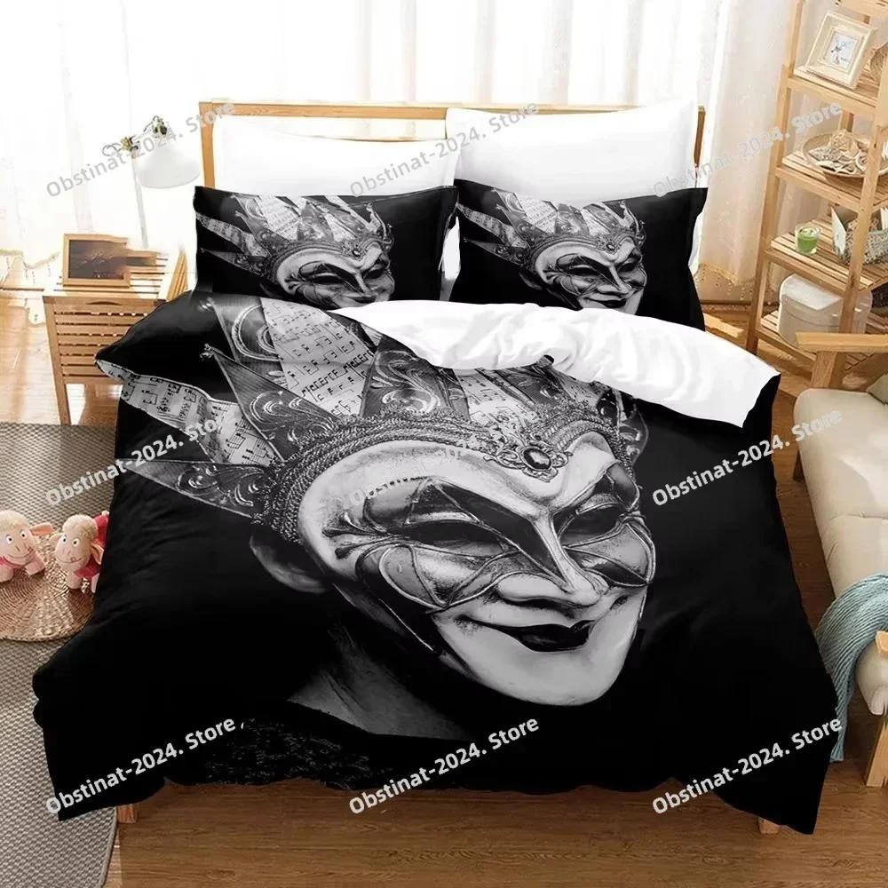 Top Boris Brejcha Bedding Set Printed Single Comforter Quilt Bed Cover Duvet Cover Pillow Case 3 Pieces Set Kids Adult Size