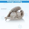Cat Angel Memorial Statue Commemorates Our Lost Fur Baby,Cat Figurines is Placed in The Outdoor Garden or Tombstone,cat Statue Resin