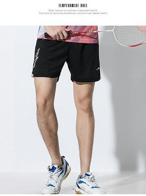 Men's Quick-Dry Breathable Sports Shorts for Running, Fitness, Badminton, and Volleyball