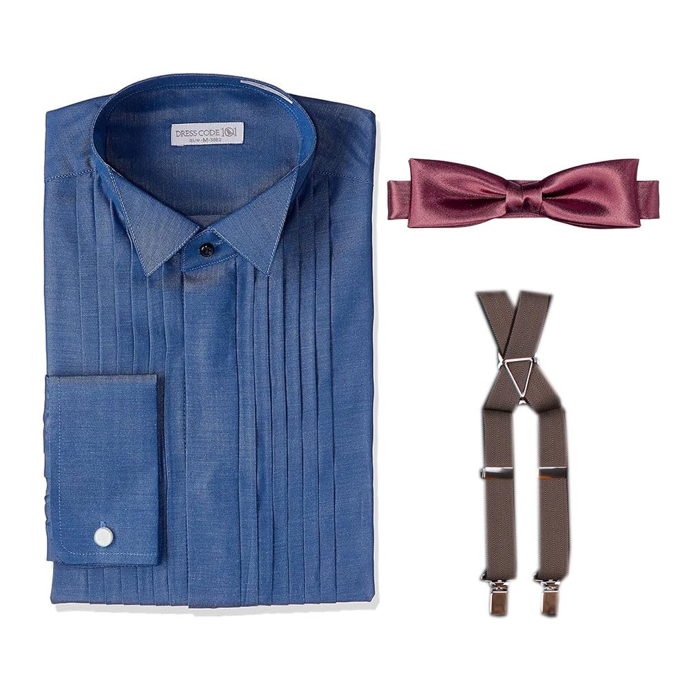 

Код Жених Аксессуар Воротник-крыло Бабочка и Выберите из 40 Стильных Жених Доступно в и Бабочка Черный Размер [Платье 101] Набор из 3 предметов Рубашка, Галстук, Подтяжки.