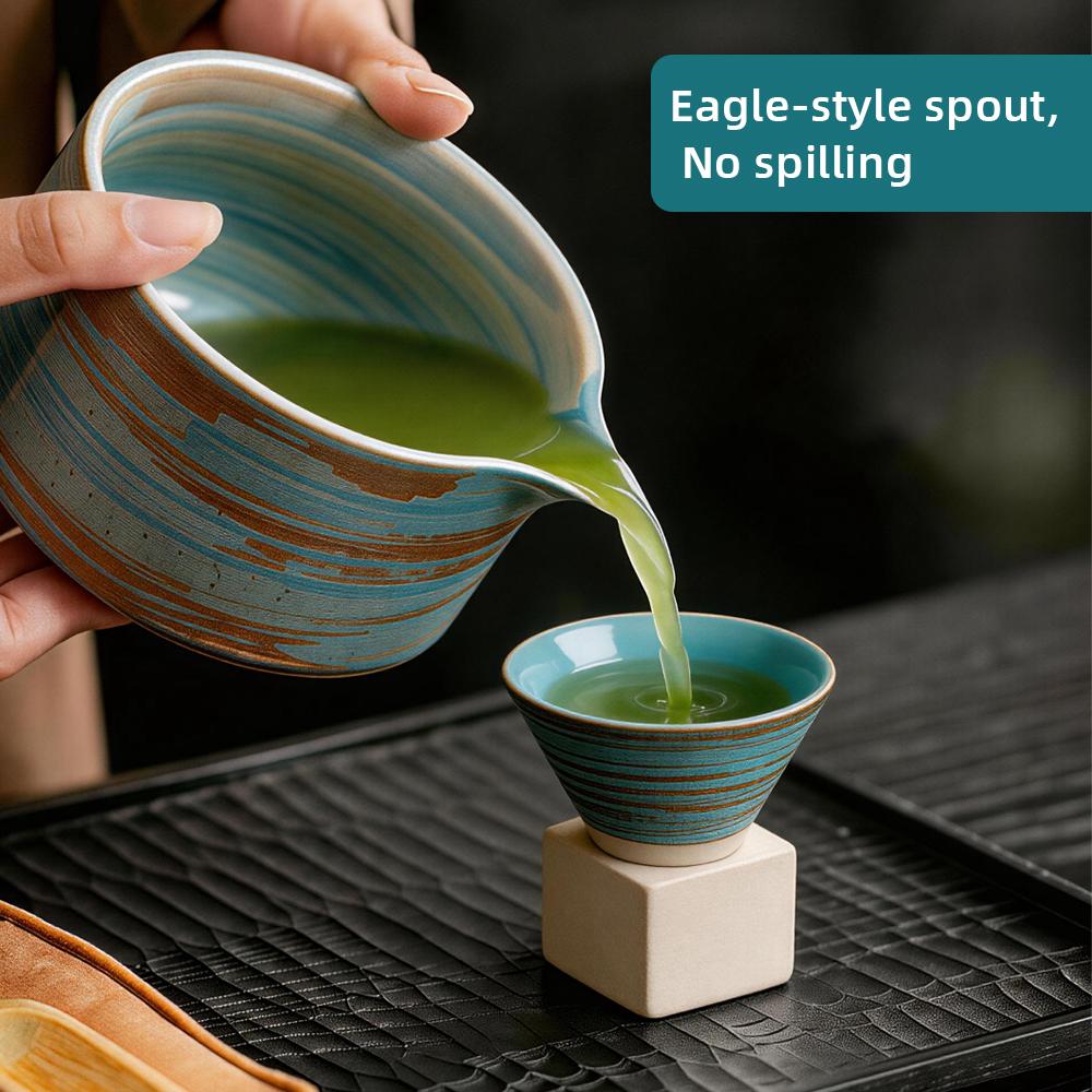 8PCS Japanese Matcha Set with Ceramic Bowl Bamboo Matcha Whisk Teaspoon Tea Sets Tea Lovers Gifts Tea-making Tools Accessories