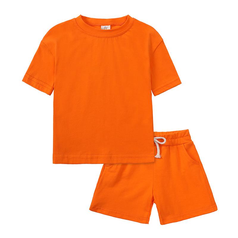 

Children s Set for Boys and Girls Korean Summer Sports Set Summer T-shirts and Shorts 110