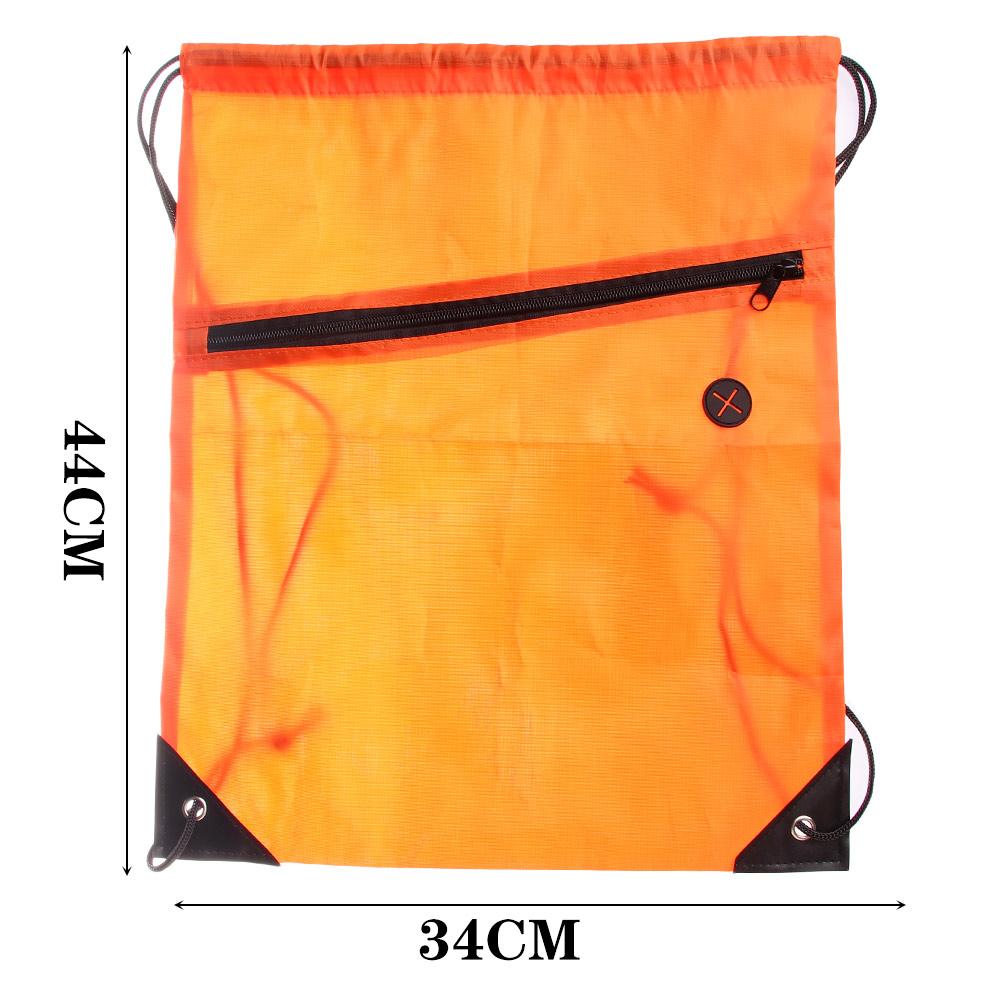 Cinch Sack Sport School Duffle Waterproof Gym Drawstring Bag Pack Pouch Backpack