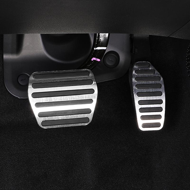For Nissan X-trail e-POWER T33 Rogue 2022 Accessories Brake Accelerator Pedal Cover Anti-skid Pad Aluminum Alloy Rubber