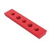 100mm T Slot Miter Track with Holes Aluminum Alloy Woodworking Chute Rail Electric Circular Saw Workbench Fixture