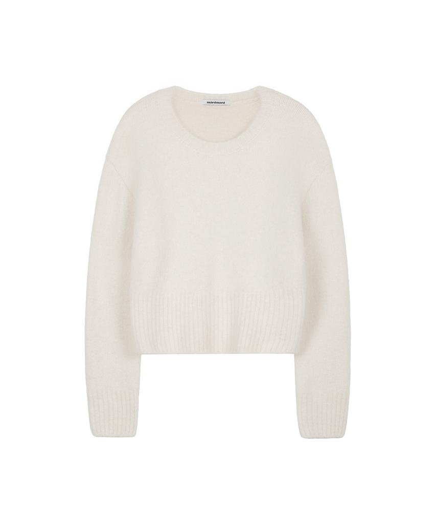 MARDMARD Hairy Crop Pullover - Ivory