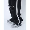 Jeans Men's Summer New Side Stripes Loose Straight Casual Long Pants