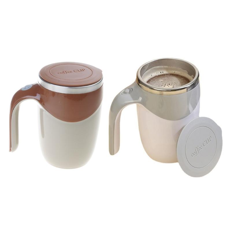 Automatic Stirring Coffee Mug Stainless Steel Electric Mixing Cup Rechargeable Rotating Magnetic Beverage Mixer