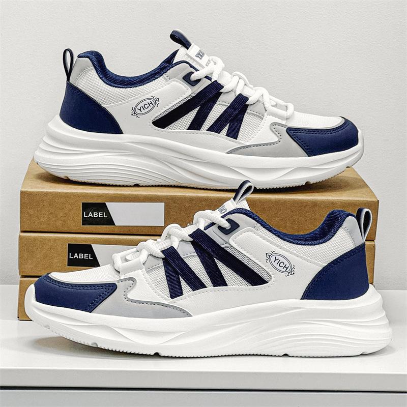 

[Cold sticky foam bottom] Sports men s low-top breathable lace-up wear-resistant and versatile casual fashion ins trendy men s shoes Y5 39