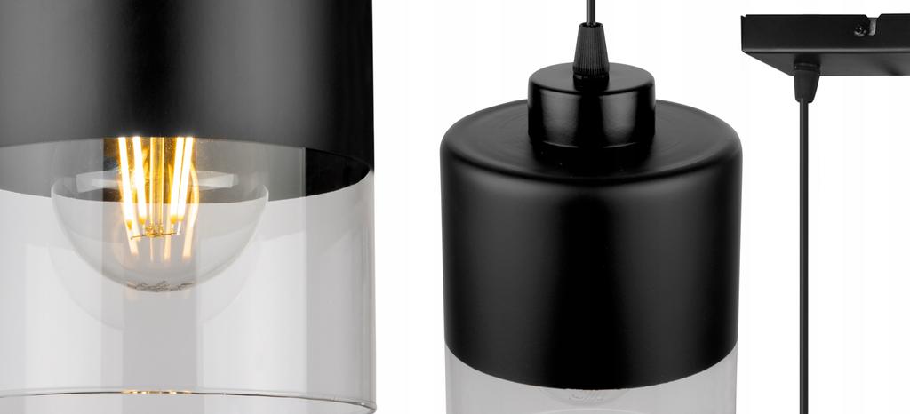 MODERN CEILING HANGING LAMP GLASS CHANDELIER