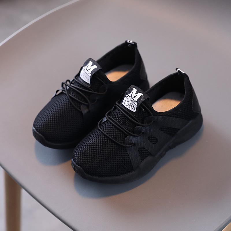 Детские Младенцы Дети Маленькие Девочки Мальчики Кроссовки с Буквами Повседневная Обувь 25