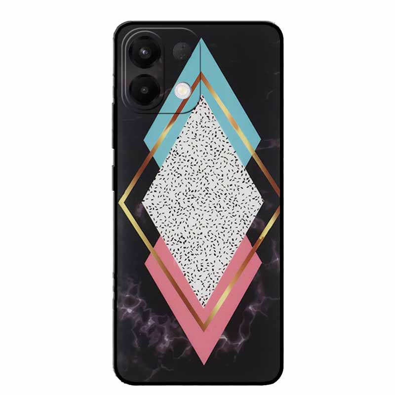 For Oppo K12s K13 5G Case Marble Painted Silicone Back Cover Cases For OPPO K13 5G Soft Black Funda Oppo K12s PLD110 Phone Cover