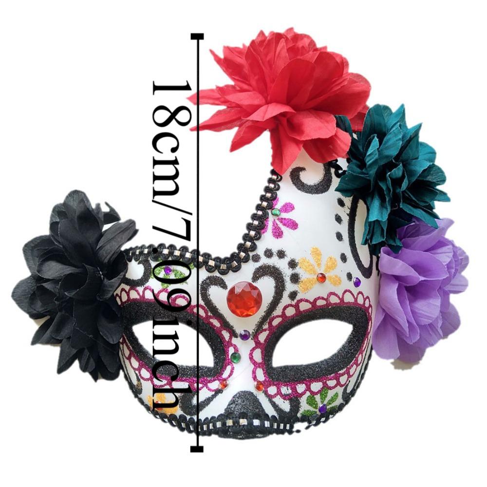 Cosplay Halloween Mask Flowers Flower Wearing Ghost Mask  Halloween Prom