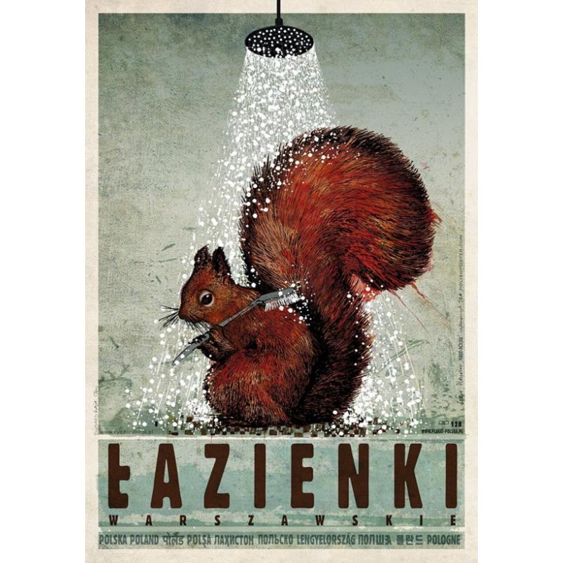 Abstrakt Polen Fluss Lublin Breslau Elch Stadt Landschaft Kunst Poster Leinwand Malerei Wanddrucke Bild Heimdekor