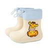 1-3 Years Old Children's Rain Shoes Cartoon Cute Boys and Girls Daily Wear Waterproof, Comfortable and Non-slip Lightweight Short Rain Boots