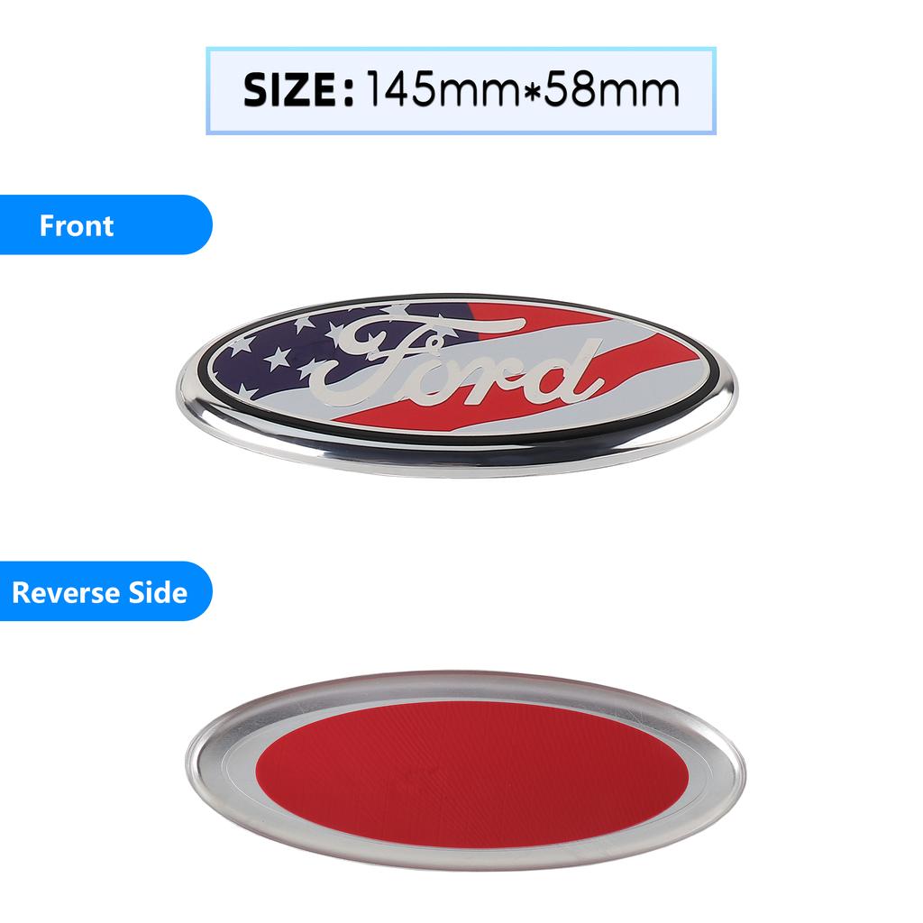 Car Front Hood Emblem Sticker Bonnet Trunk Sticker For Ford EcoSport Mustang Fiesta Focus 3 Escort Explorer Mondeo Falcon Tierra CVY1